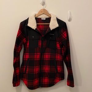 Columbia fleece lumberjack jacket